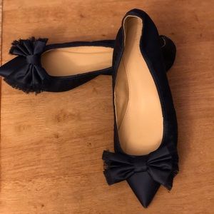 Satin ballet flats from J. Crew - lot of life left